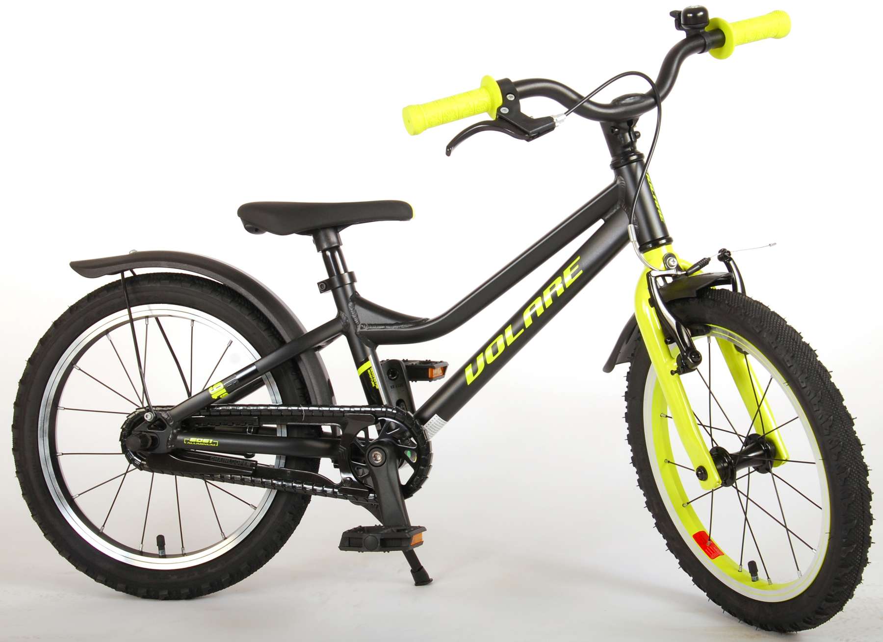TPFSports Blaster Kinderfahrrad - Jungen - 16 Zoll - Rücktritt + Handbremse - Schwarz