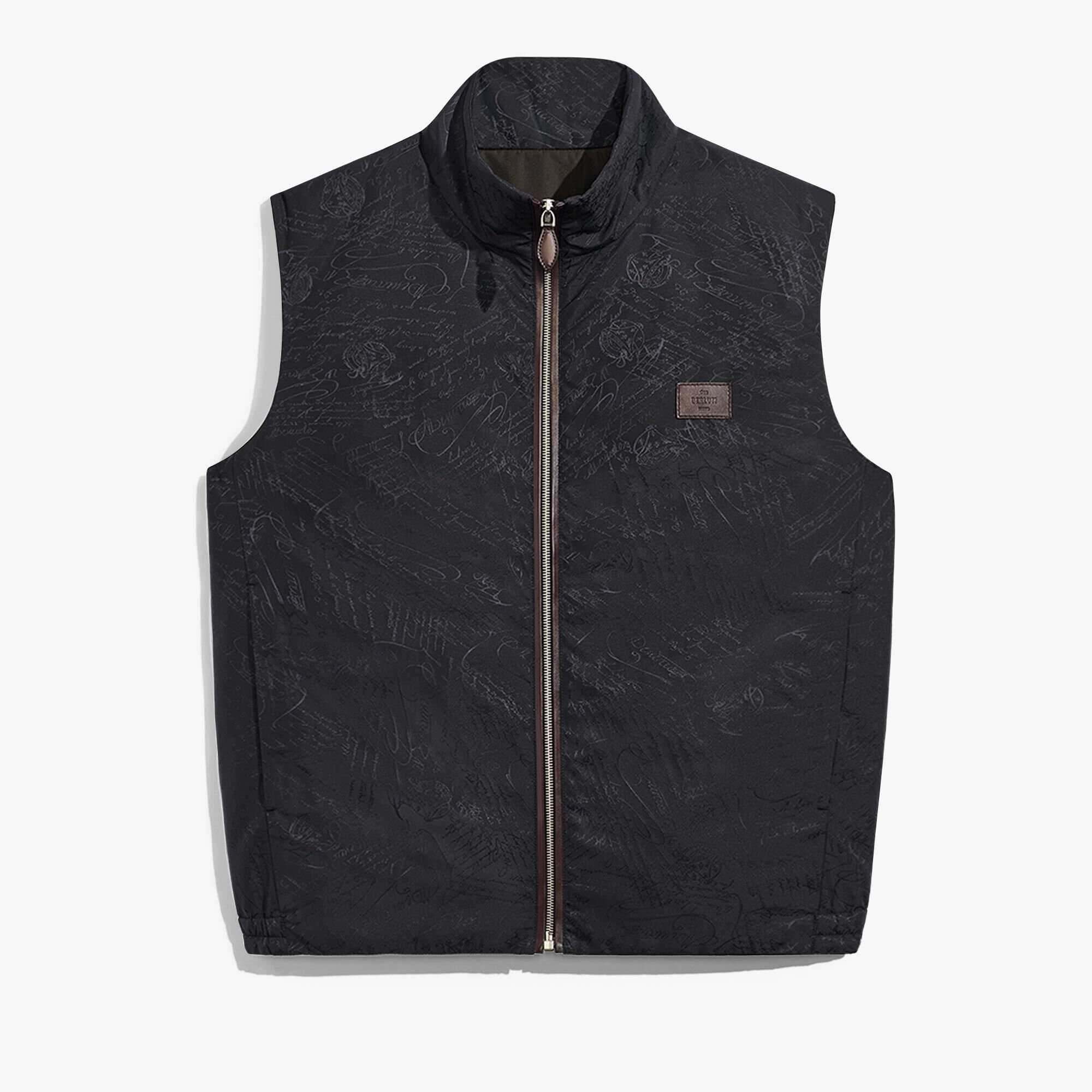 Gilet Sans Manches En Nylon Scritto