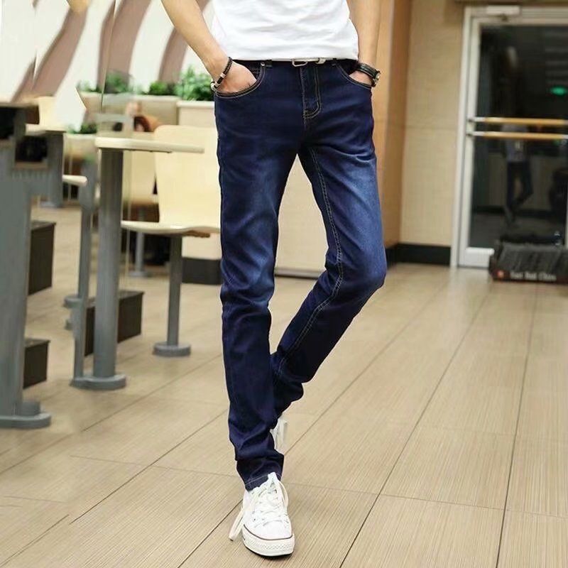 Urtishia - Hoge taille effen jeans
