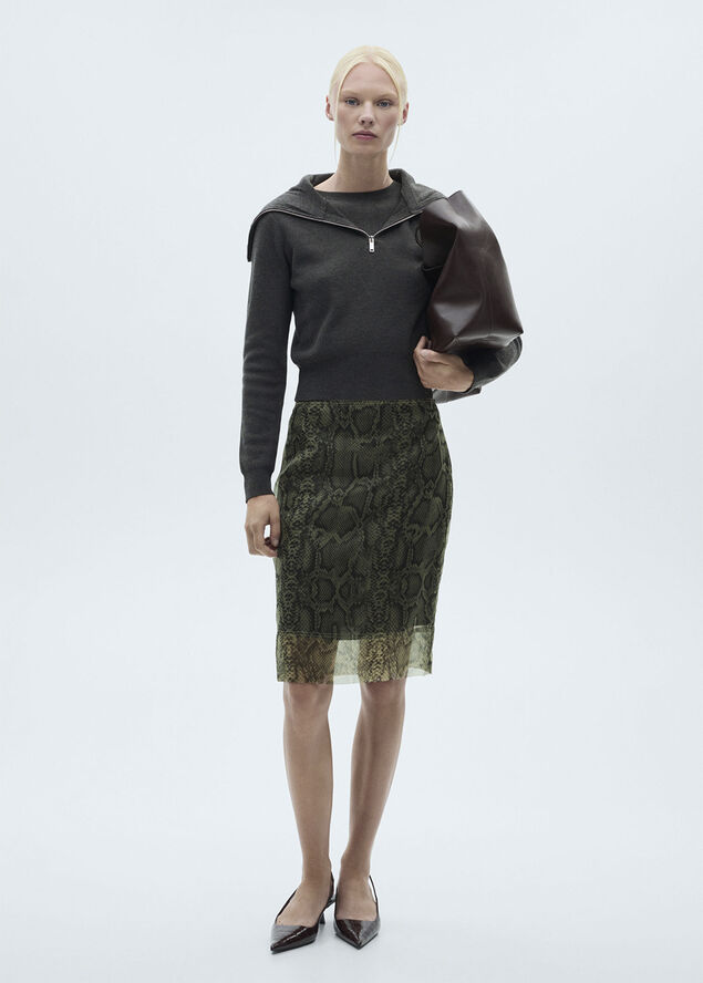 MANGO SWEATER. -- ERSILIA Charcoal