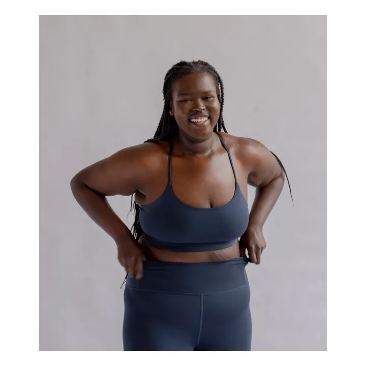 Girlfriend Collective Brassière de Sport Matières Recyclées Juliet | Bleu nuit