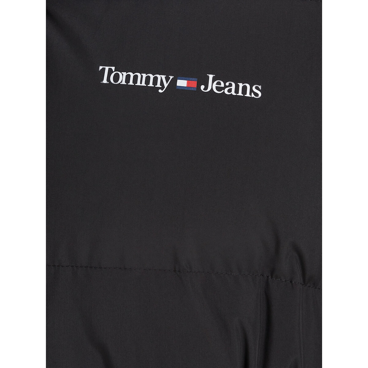 TOMMY JEANS<br>Jaqueta curta de plumas com capuz e cinto