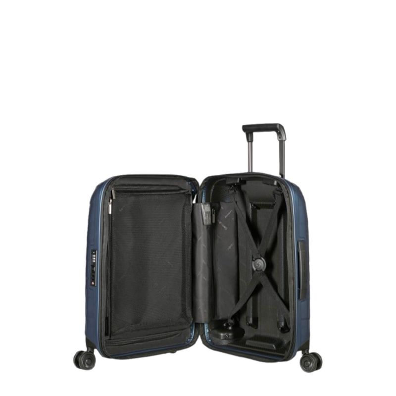 Valise cabine rigide extensible Attrix 55 cm Steel Blue
