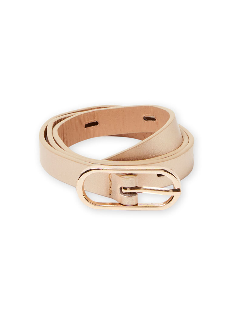 Ceinture doré rose enfant fille