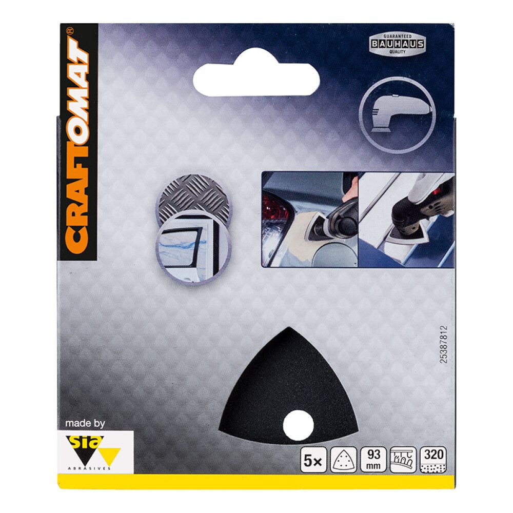 SLIPEBLAD CRAFTOMAT DELTA BFCC 93MM K320 5STK