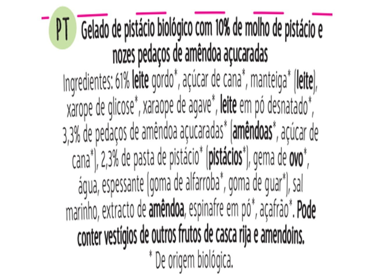 GELADO HAPPY MRS JERSEY PISTÁCIO E AMÊNDOAS 500ML