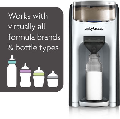 Baby Brezza Formula Pro Advanced Melkeerstatnings- og Vellingsmaskin, White