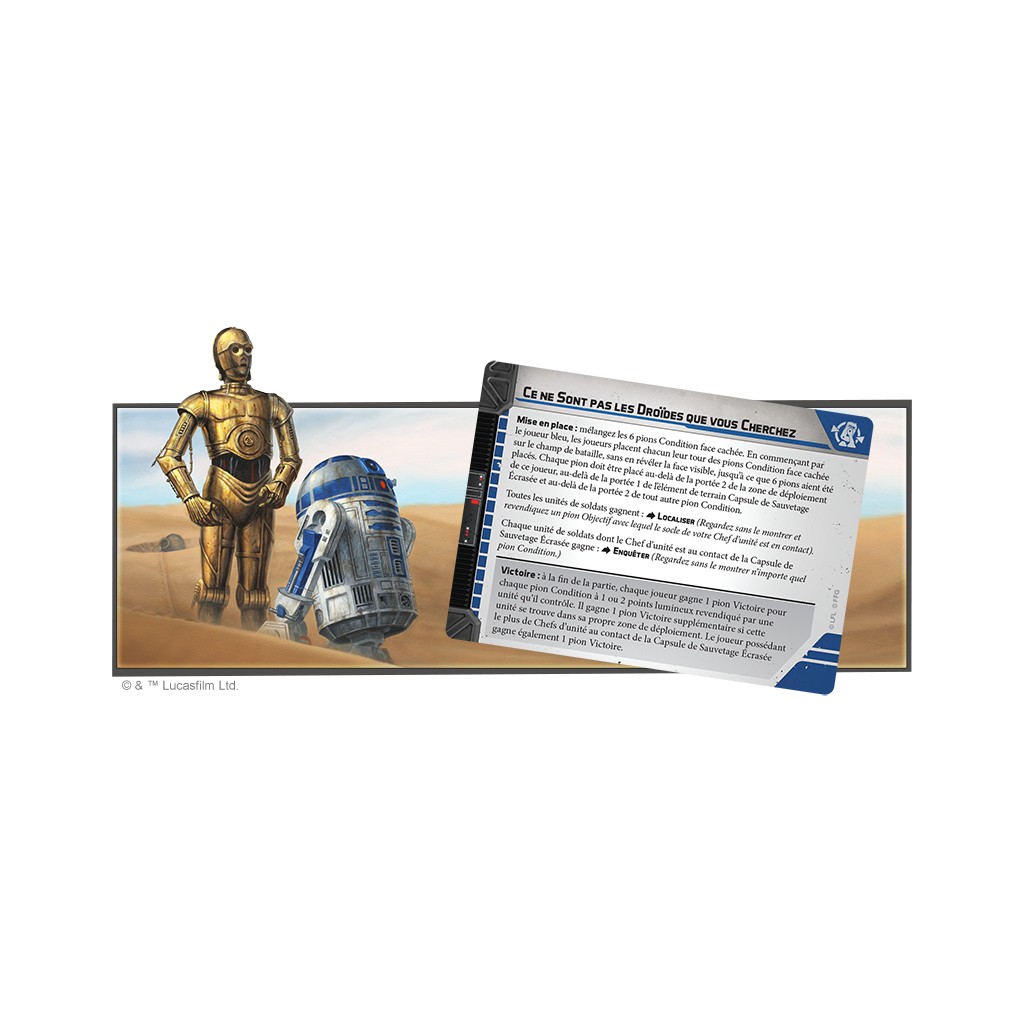 Star Wars : Légion - Capsule de sauvetage écrasée