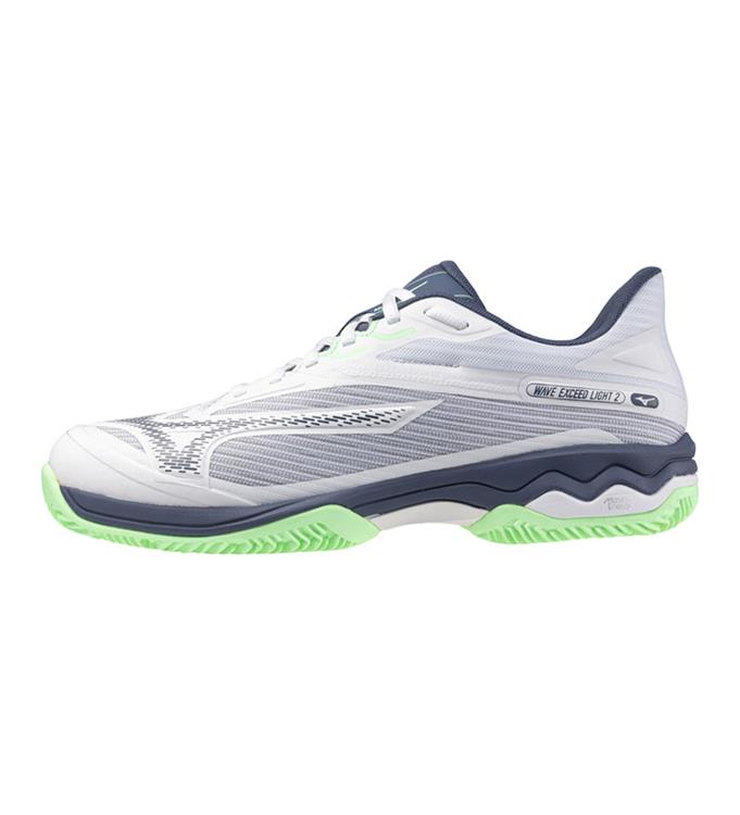 Mizuno Wave Exceed Light 2 CC 61GC2320 White-Vintage-Indigo-Neo-Mint