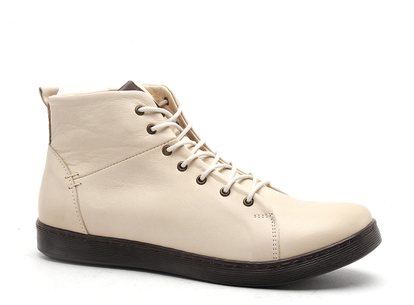 Andrea conti boots bottine plates femme 0342804 beige
