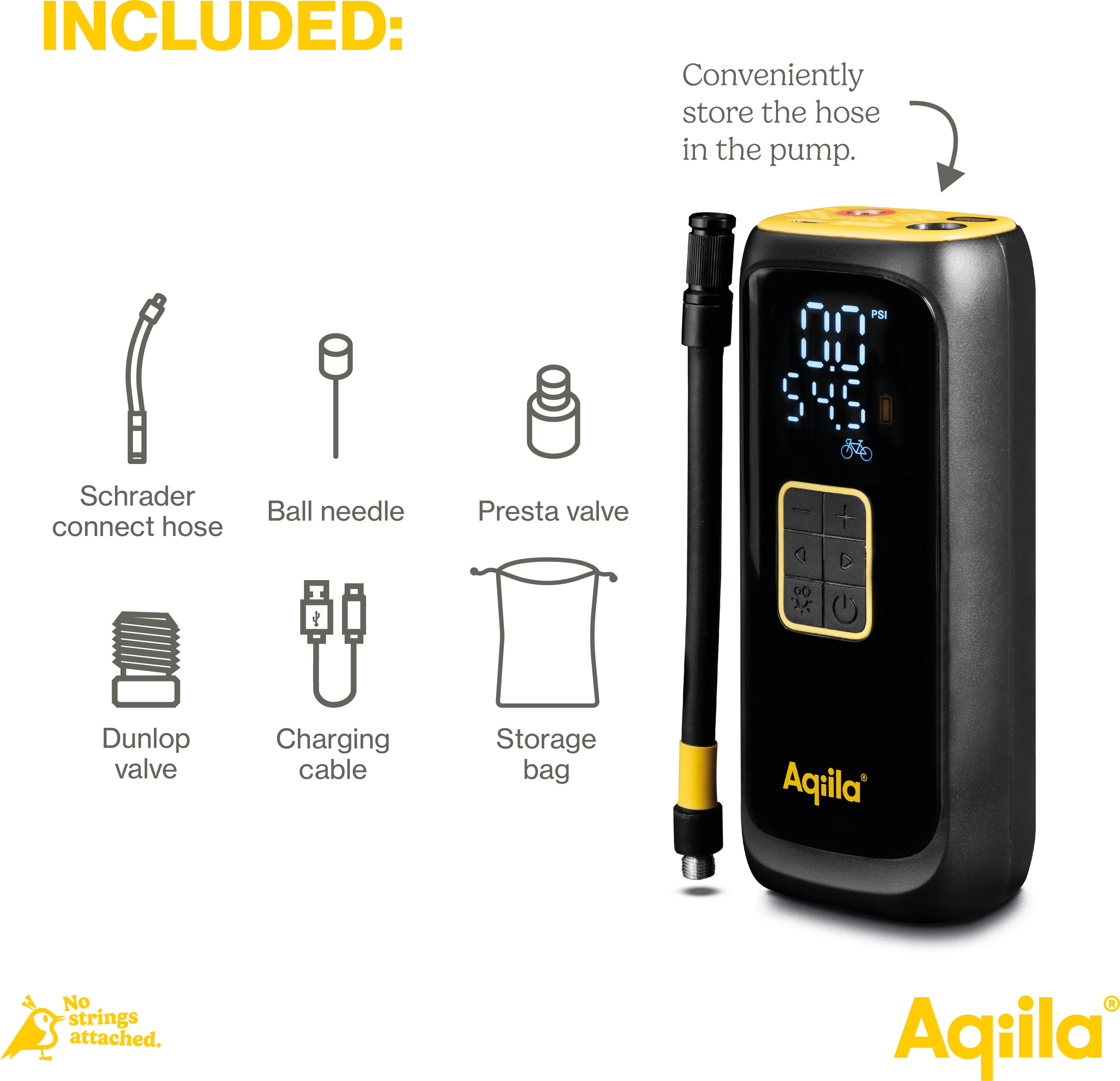 Aqiila Airbird C4 Compressor + Powerbank