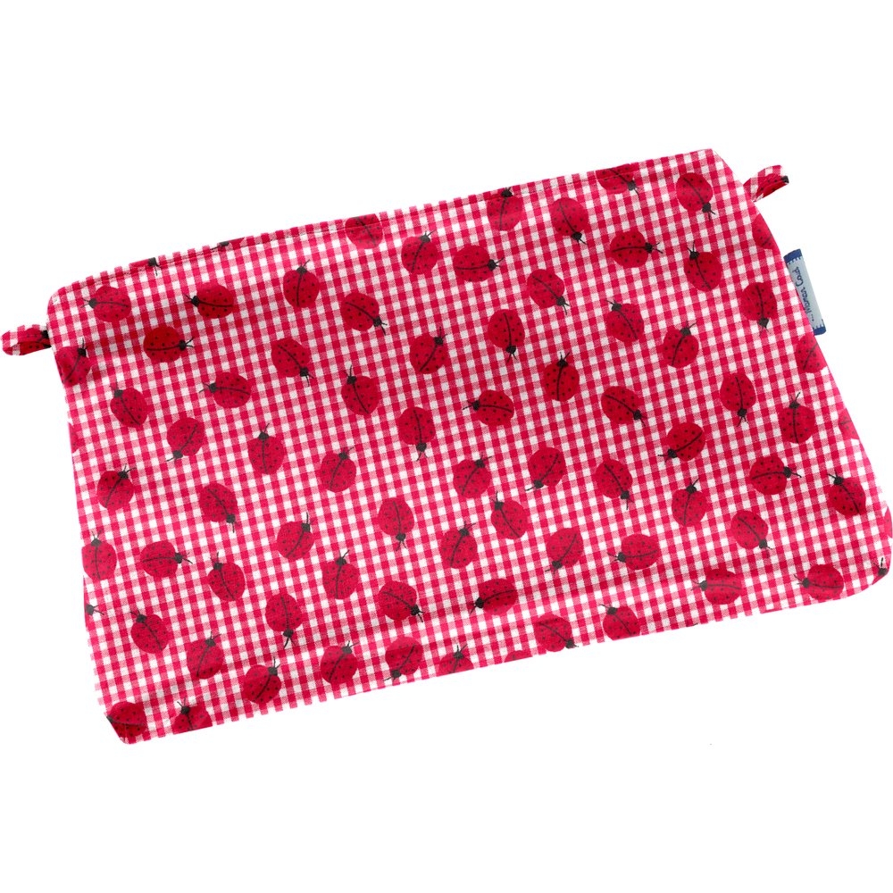 Mini Pochette Tissu Vichy Coccinelle