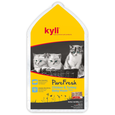 kyli PureFresh Kitten Chicken & Turkey 12x85g