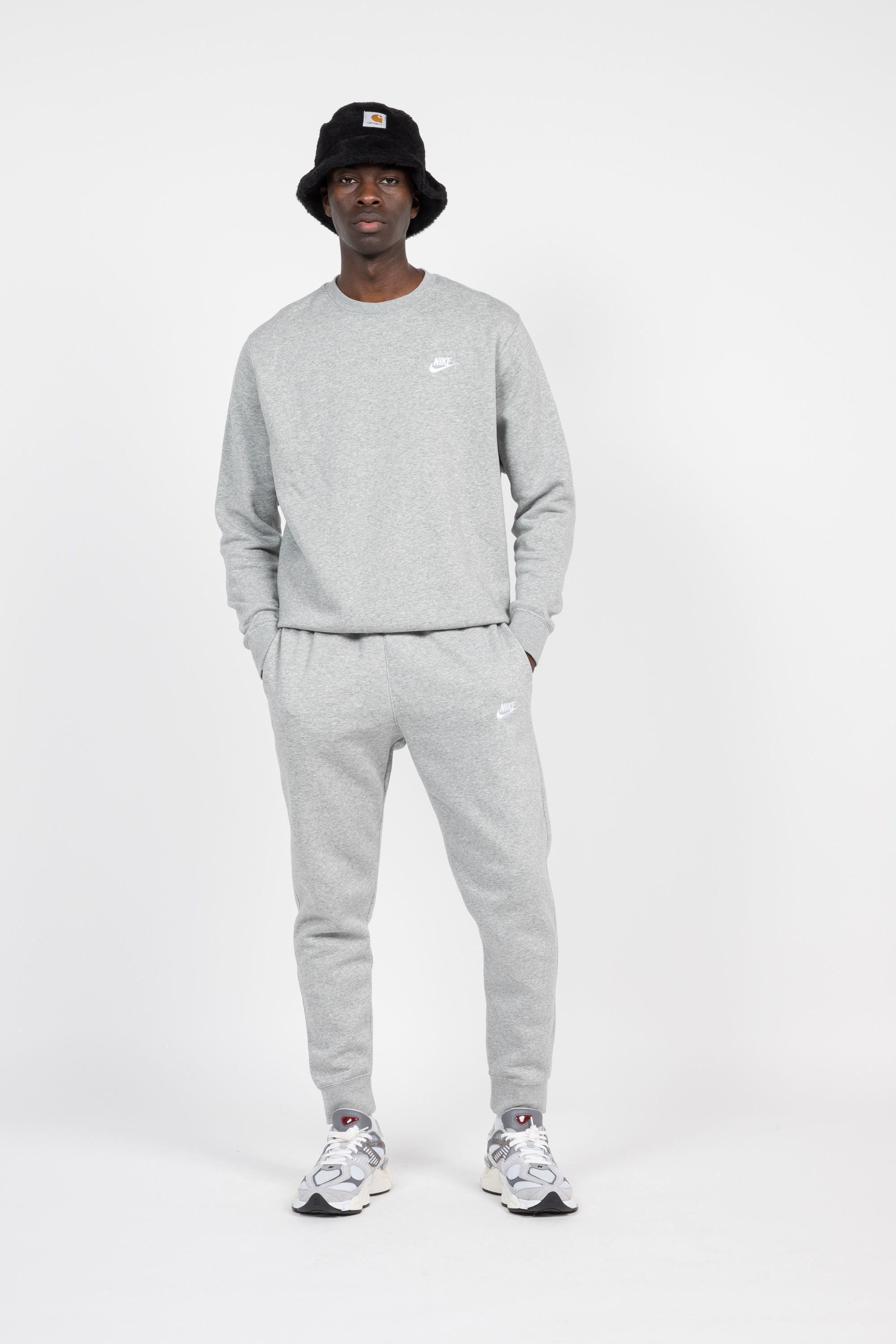 NIKE Sweat CREW CLUB FL 309 Gris