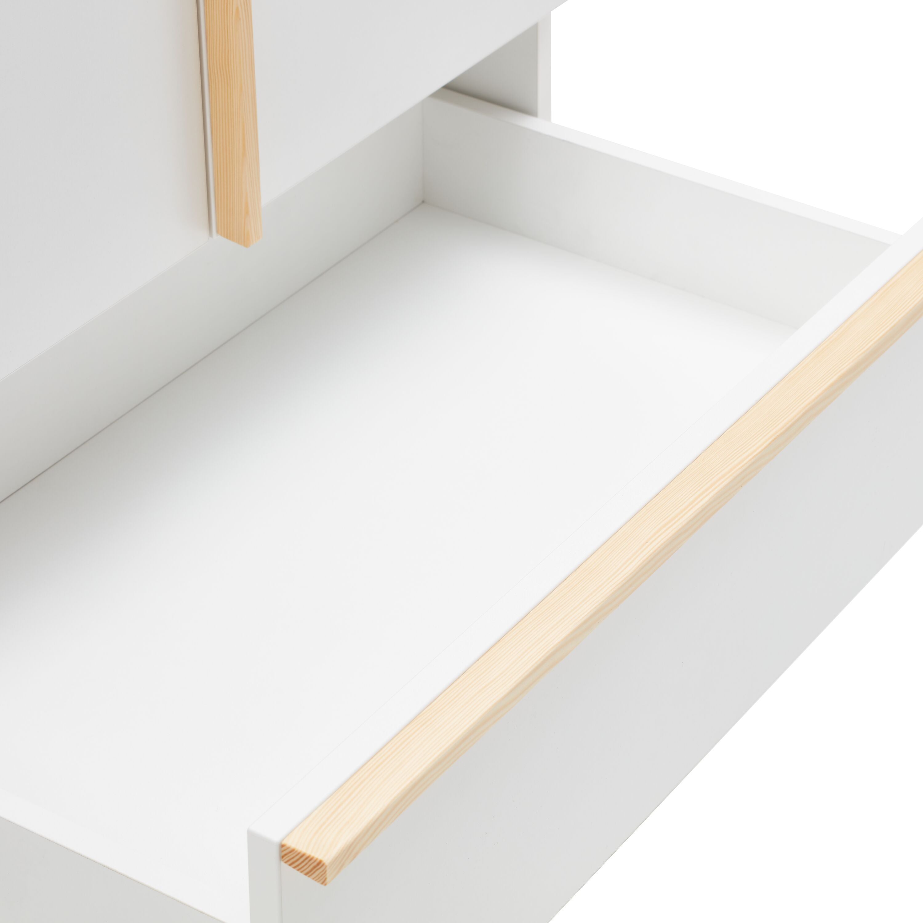 MIO Schrank - Weiss / B: 80.0 cm x T: 52.0 cm x H: 185.0 cm