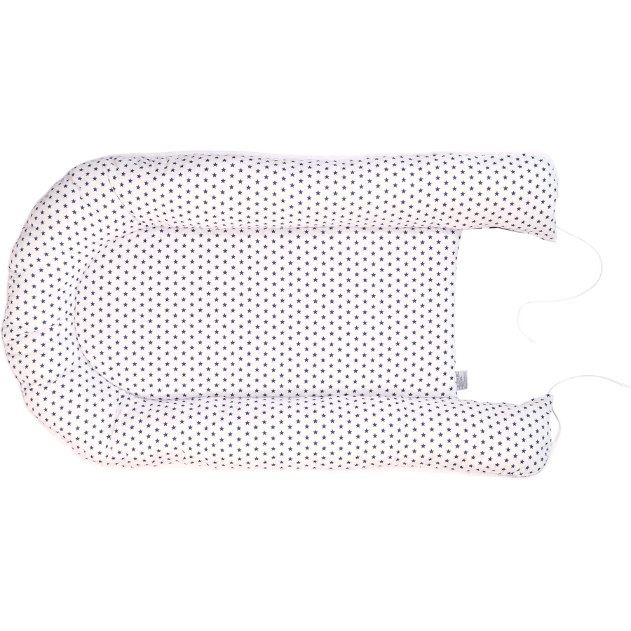 Ullenboom Babynest & Cocoon Weiss Grau 55 x 95 cm