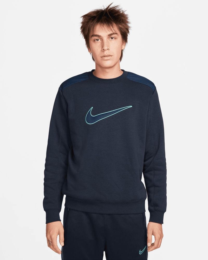 Sweat-shirt Nike Sportswear Noir & Bleu Marine pour homme