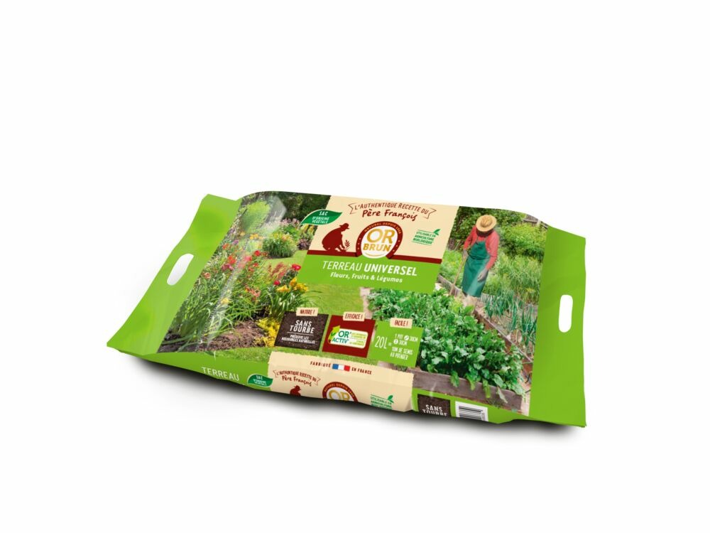 Obrtpfu20 |terreau ornemental du père françois | 20l |fleurs & arbuste