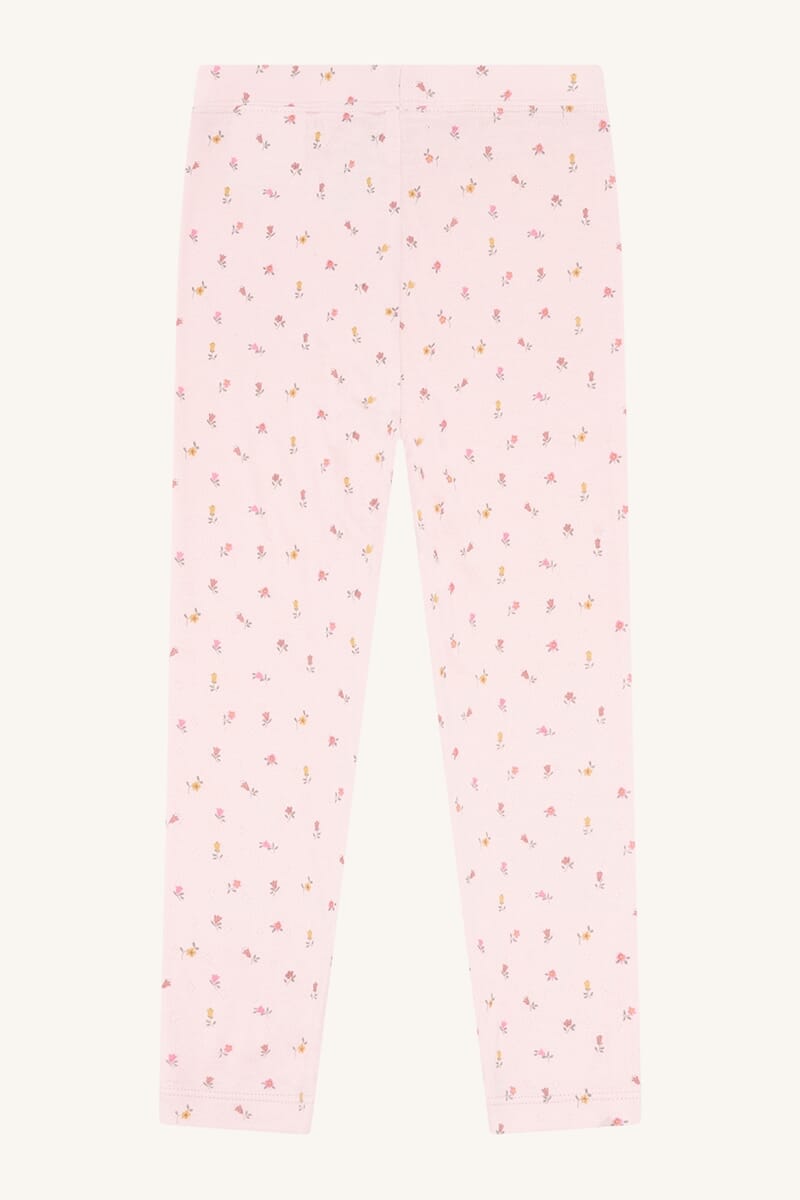 Ludo Leggings Flowers chalk pink - Hust & Claire - Rumpetroll