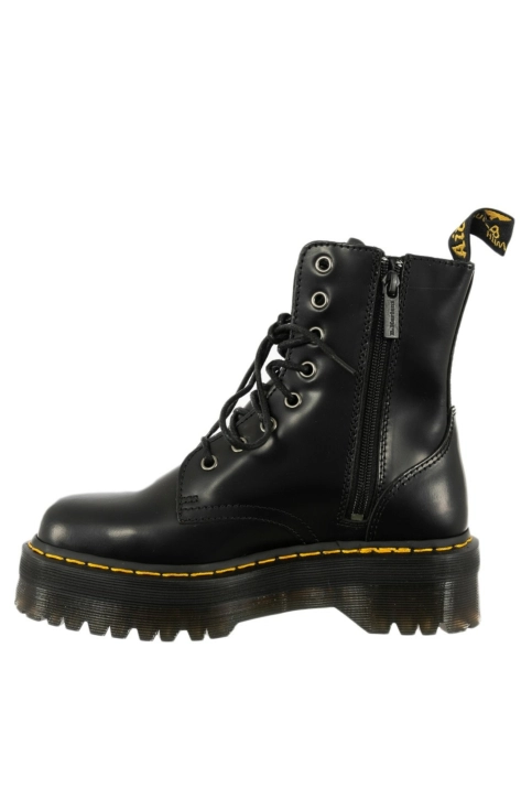 Bottines dr martens jadon black polished smooth