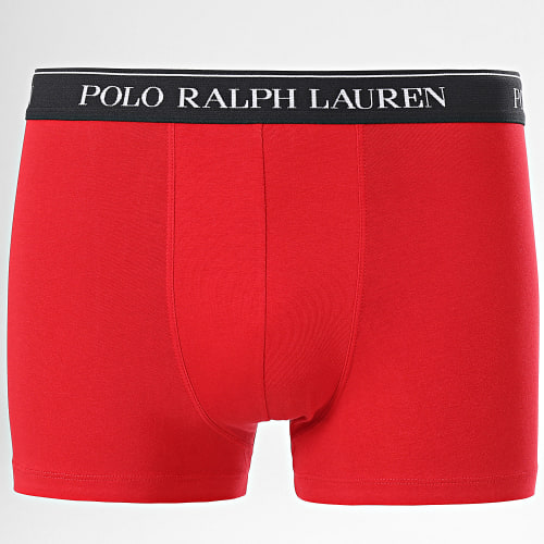 Lot De 3 Boxers Noir Rouge Bleu Roi