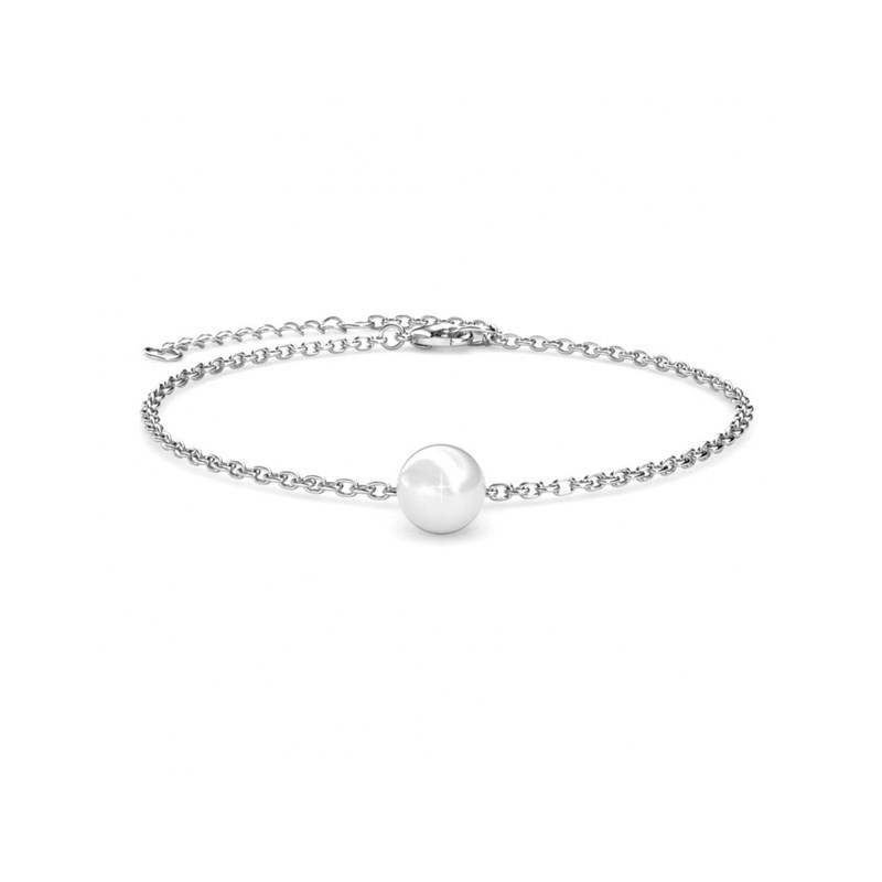 Parure Full Moon Crystal Pearl - Argenté et Cristal