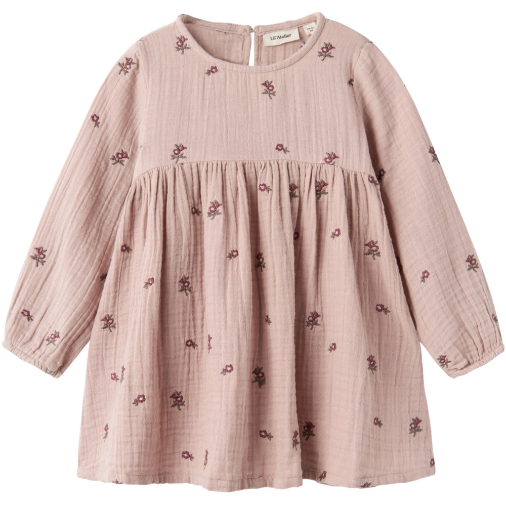 Køb Lil'Atelier Shadow Gray Tamina Loose Kjole