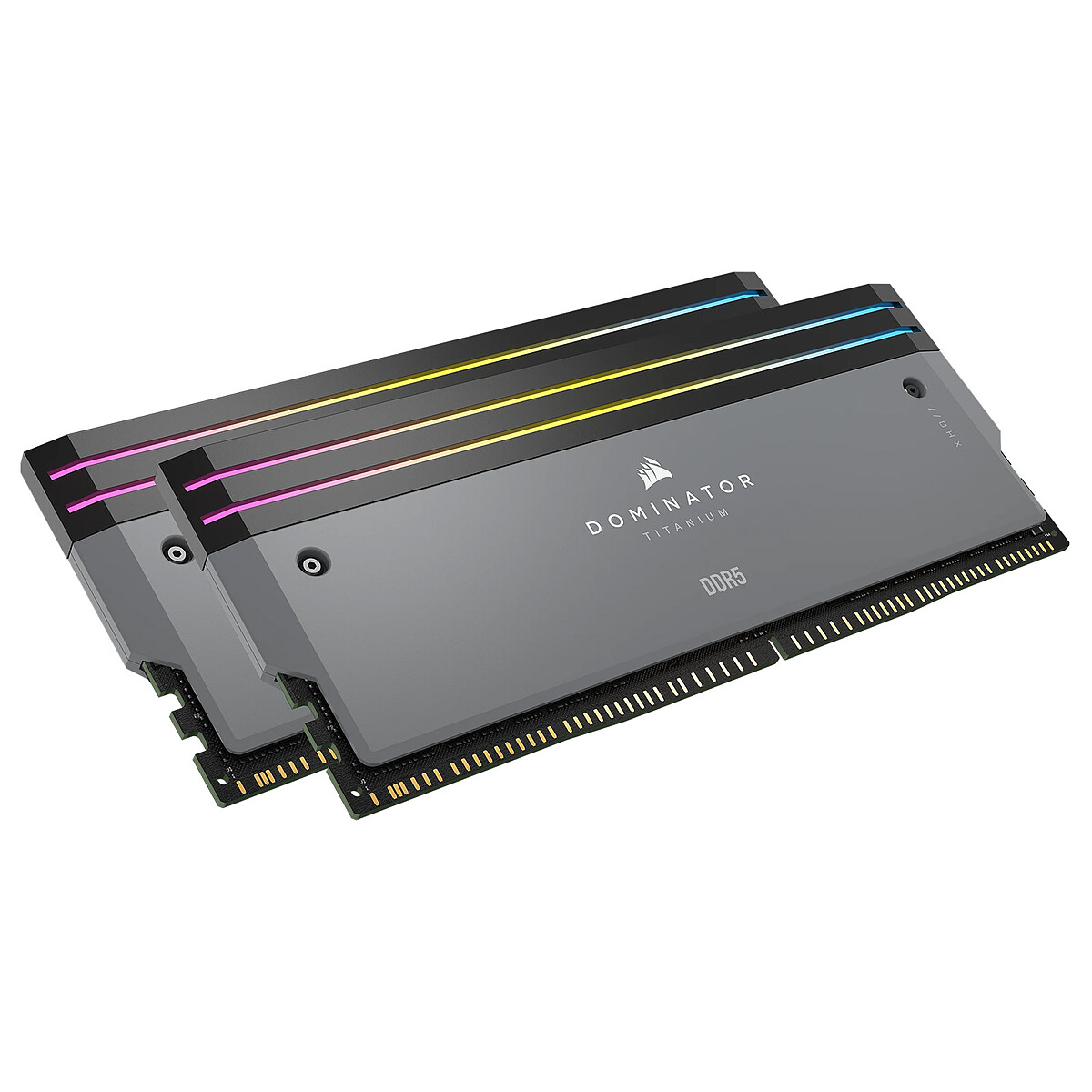 Corsair Dominator Titanium DDR5 - Kit d'éclairage Gris