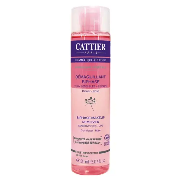 Cattier Sabonete Líquido Bifásico e Removedor de Maquiagem Organic Plant Symphony 150ml