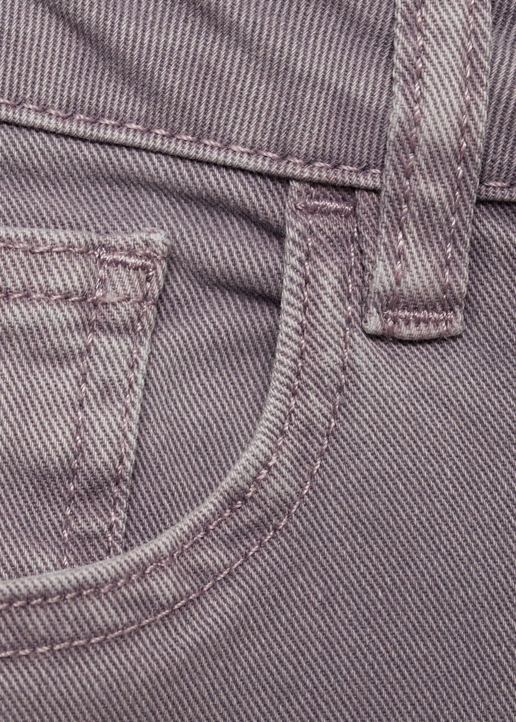 MANGO TEEN straight regular waist lila