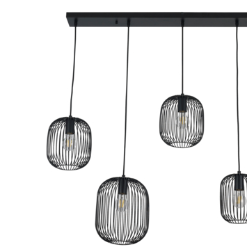 Karwei hanglamp Vic 5-lichts 27x118cm