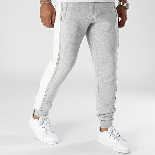 Pantalon Jogging Essential IM4450 Gris Blanc