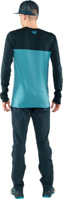 DynafitTraverse S-Tech Longsleeve - blau