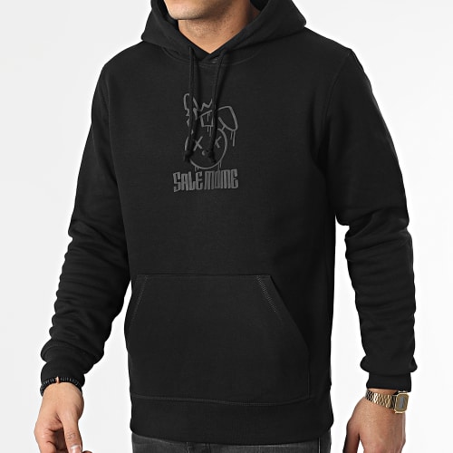 Sweat Capuche King Lapin Black Noir