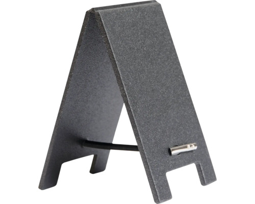Mini sandwichborden, zwart, 8,5x5x0,5 cm, set van 5 inclusief krijtstift
