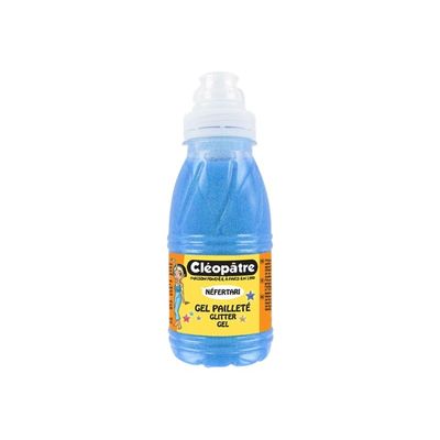 Cléopâtre NÉFERTARI - Peinture gel à paillettes - bleu - 250 ml