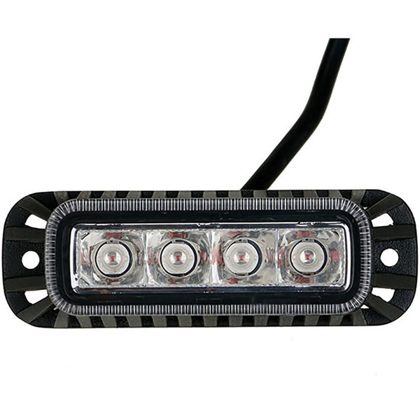Sifam - Feu warning orange 4 led 12w Noir