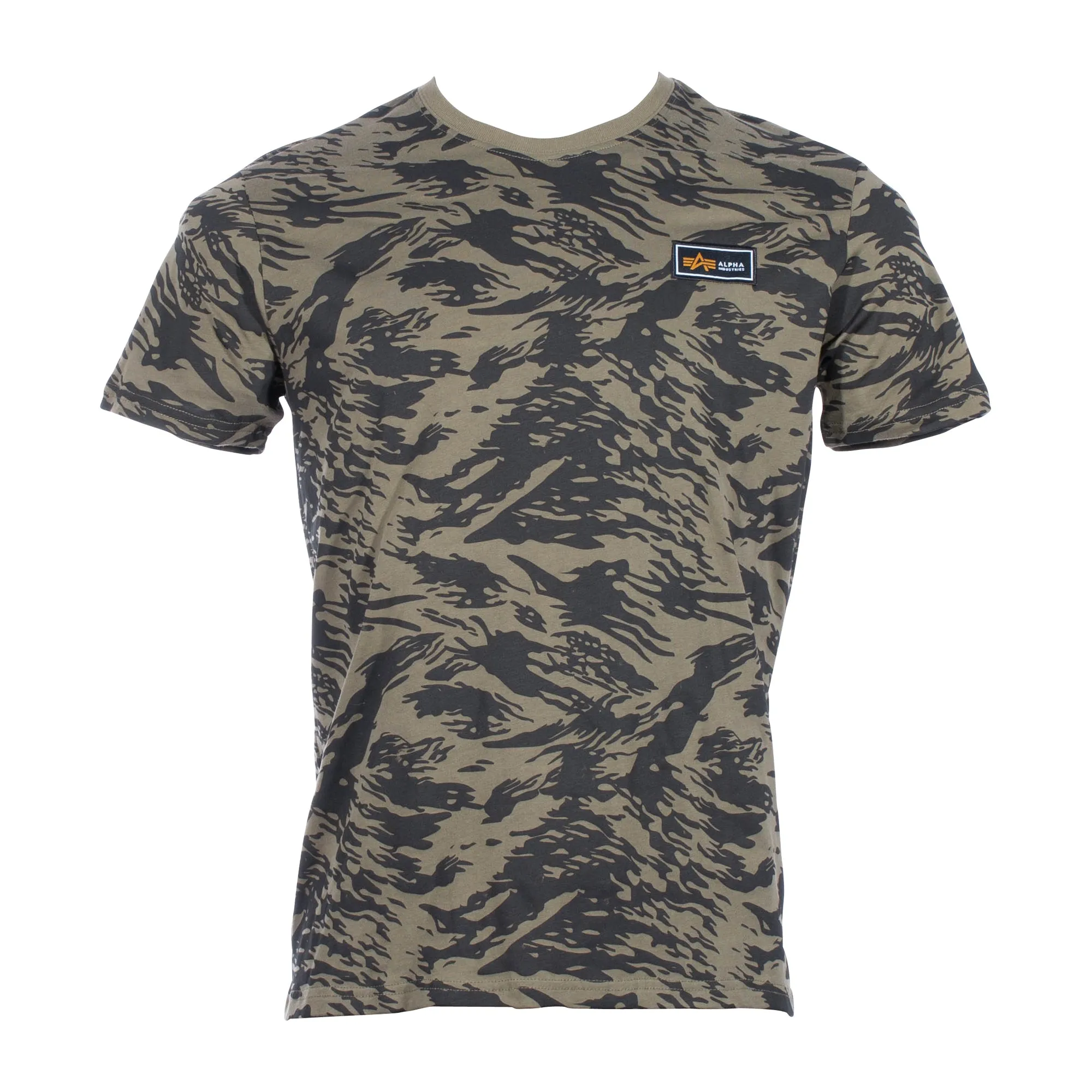 Alpha Industries -  Alpha Industries T-Shirt Tactical Camo brushstroke green