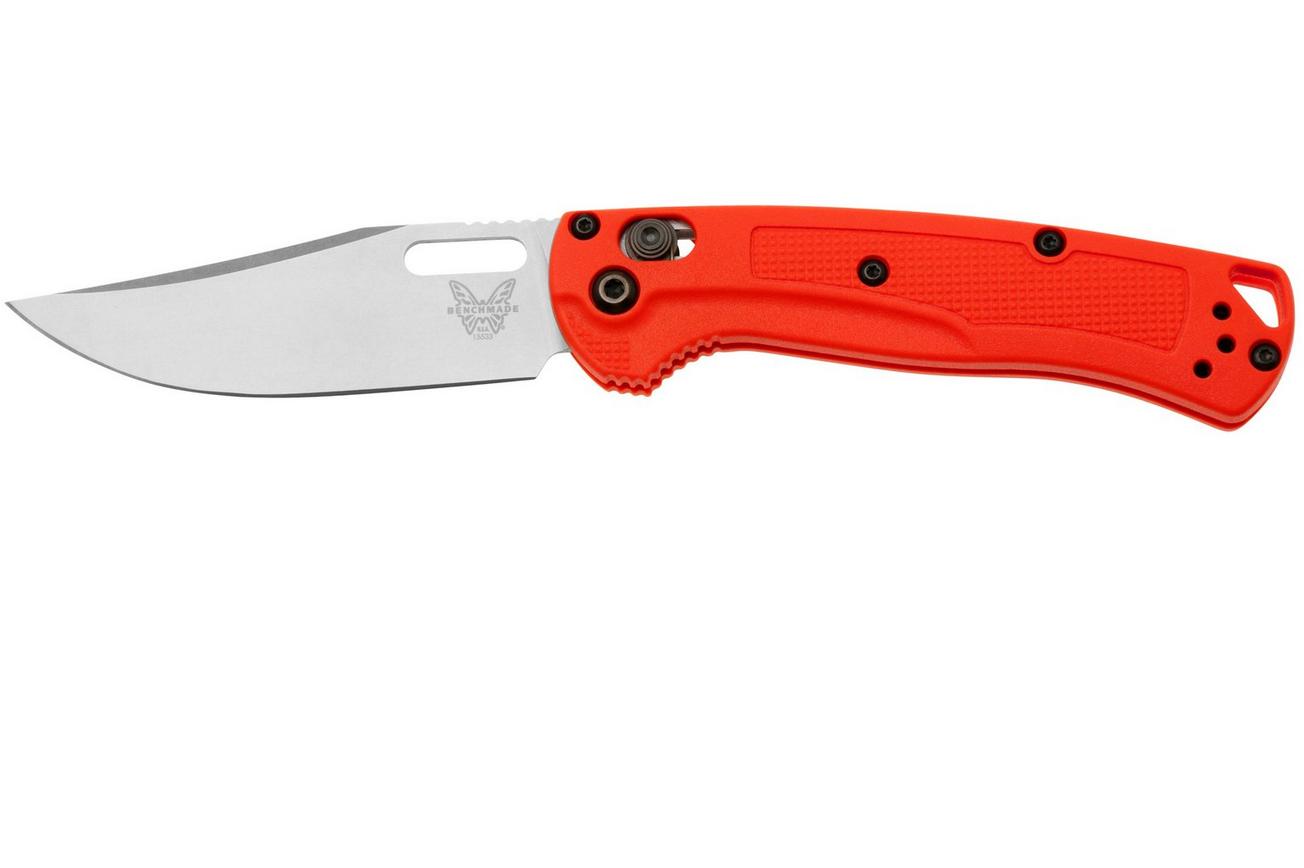 Benchmade Mini Taggedout 15533 CPM-154, Orange Grivory, jachtzakmes