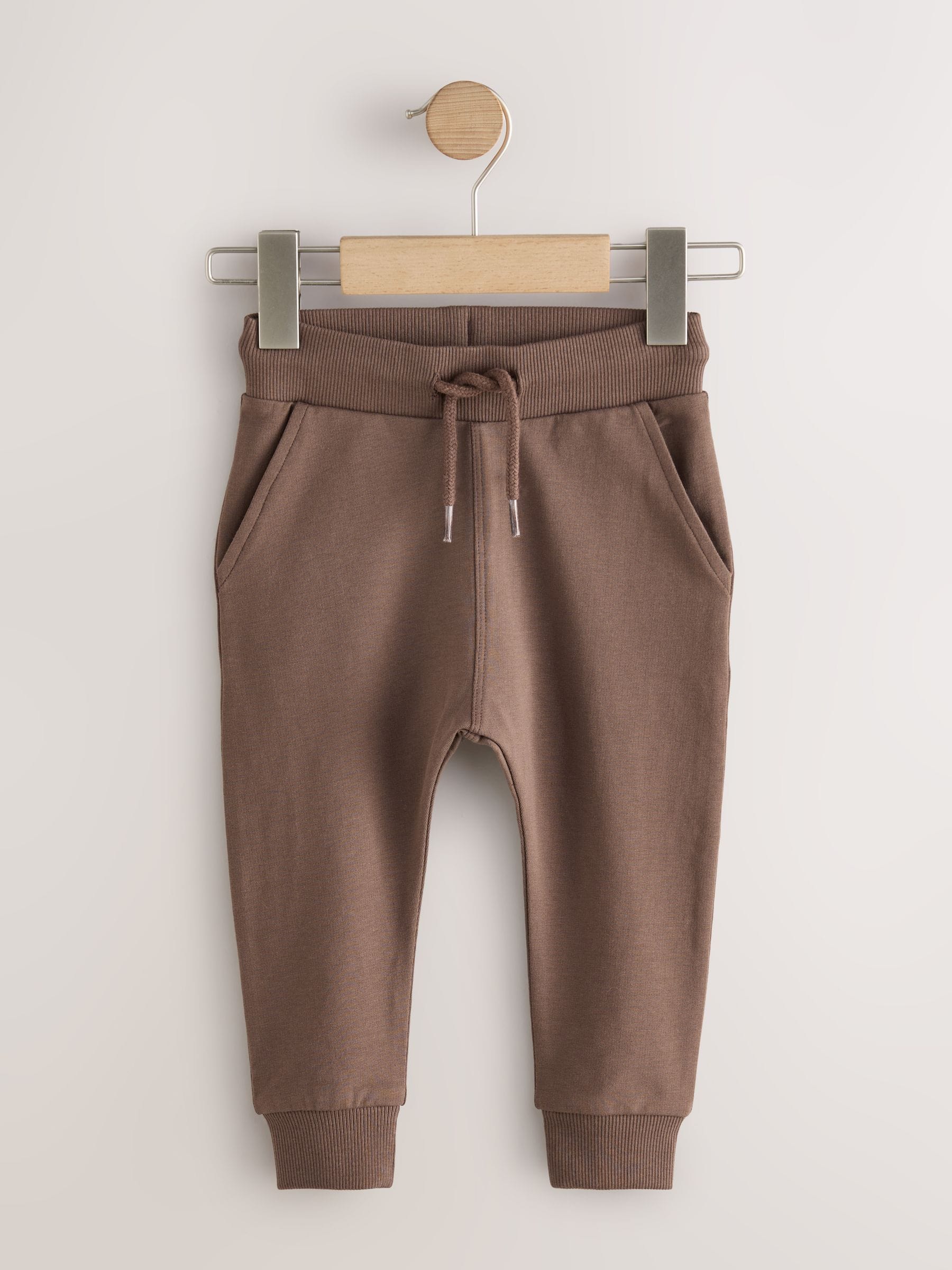 Blauw/Roestoranje/Kakigroen - Verpakking van 5 joggingbroeken (3mnd-7jr)