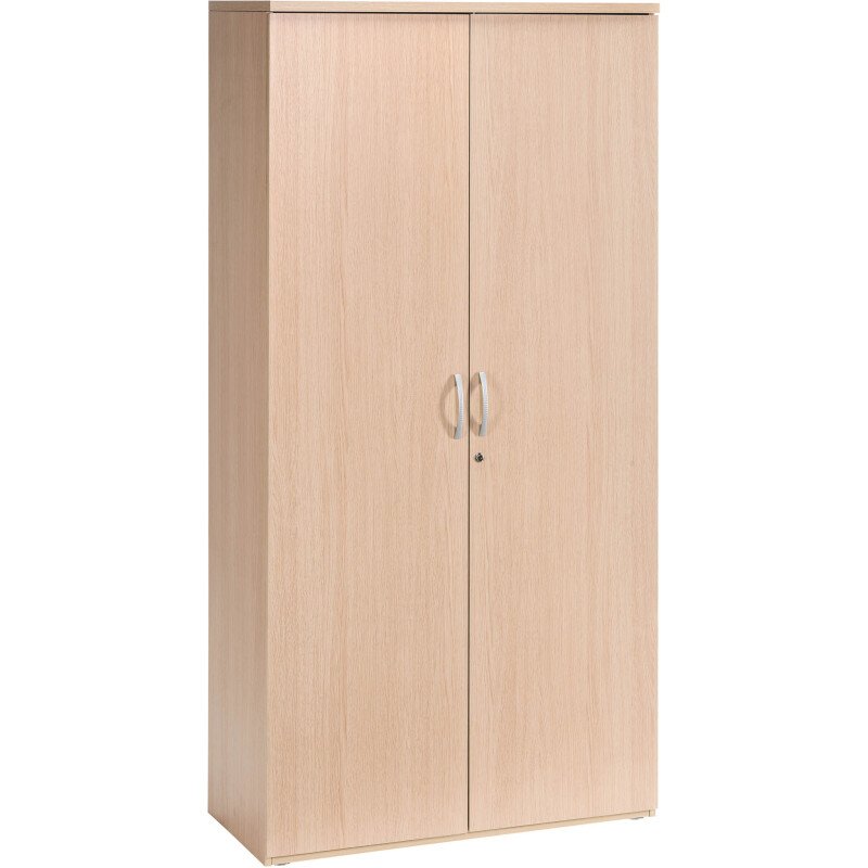 Armoire haute bois portes battantes H 200 x L 100 cm Excellens