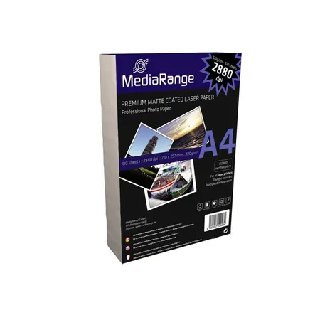 MediaRange Fotopapier matt DIN A4 120gm², 100 Blatt