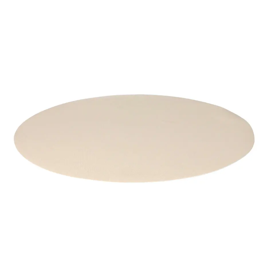 Wicotex Placemats Uni - creme - rond 38 cm - Teflon coating