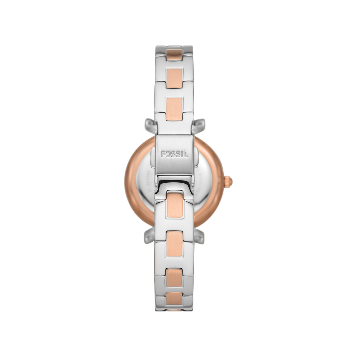 Montre FOSSIL femme bracelet acier bicolore doré rose