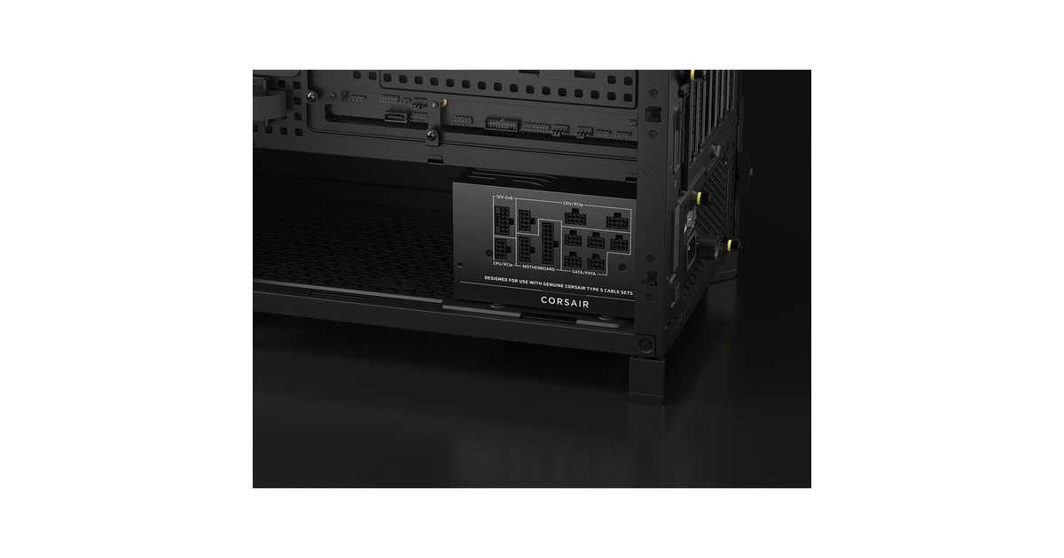 CorsairRM1000x SHIFT modulaire 1000 watt voeding   (Zwart, 1x 12V-2x6, 4x PCIe)