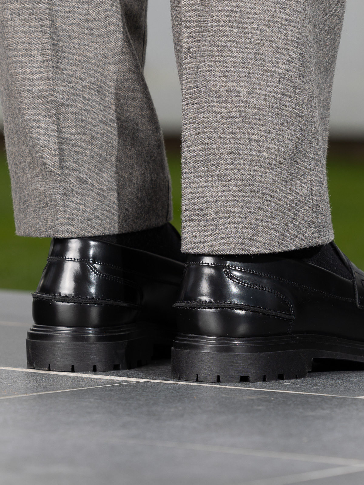 Gregers - Moccasin Black - Trapes Sko