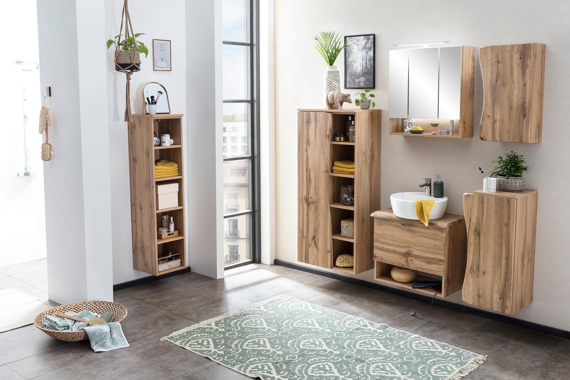 Bad-Midiregal ANTWERPEN braun 130cm