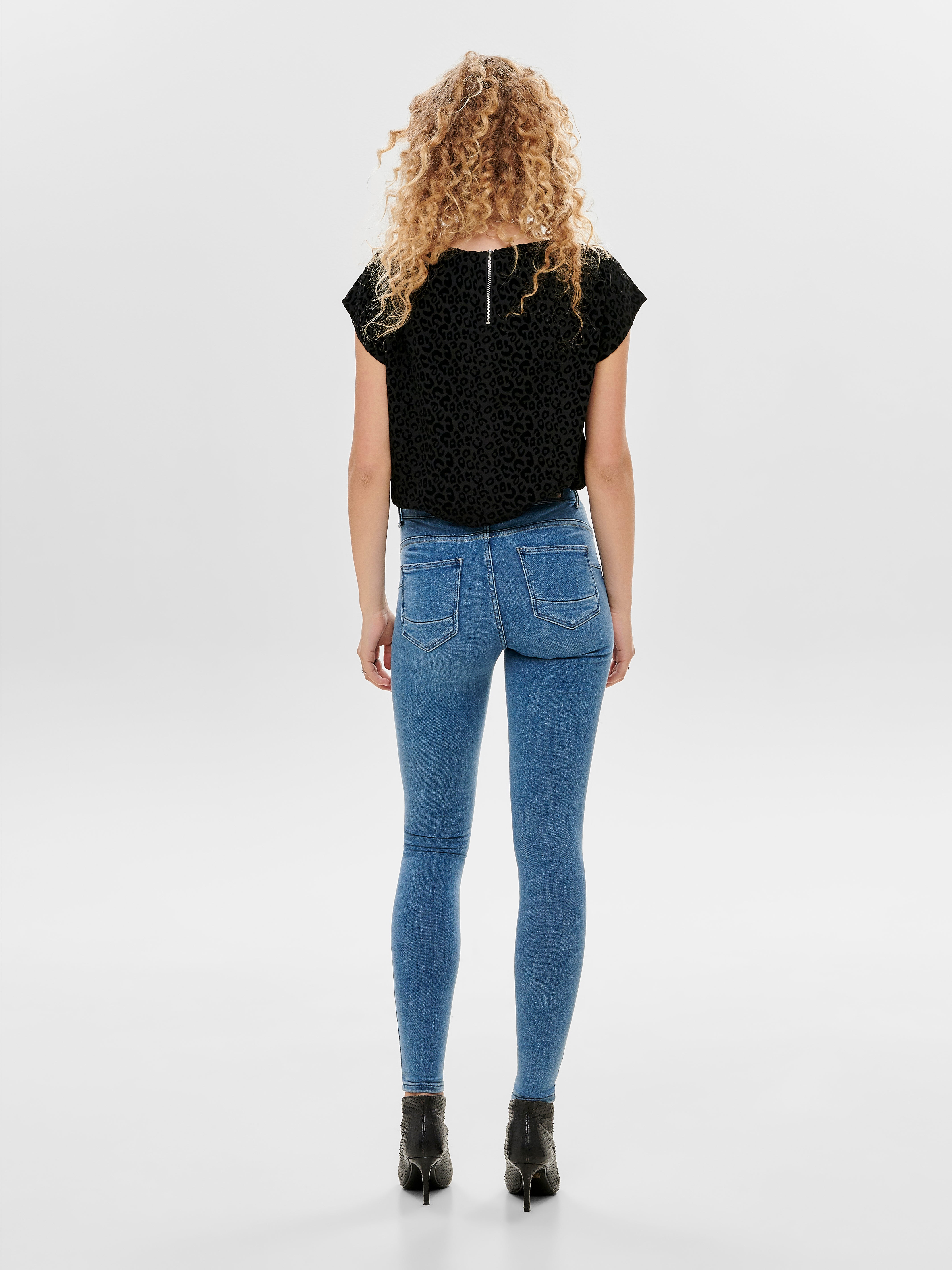 ONLPOWER Mittlere Taille Skinny Fit Jeans Light Blue Denim