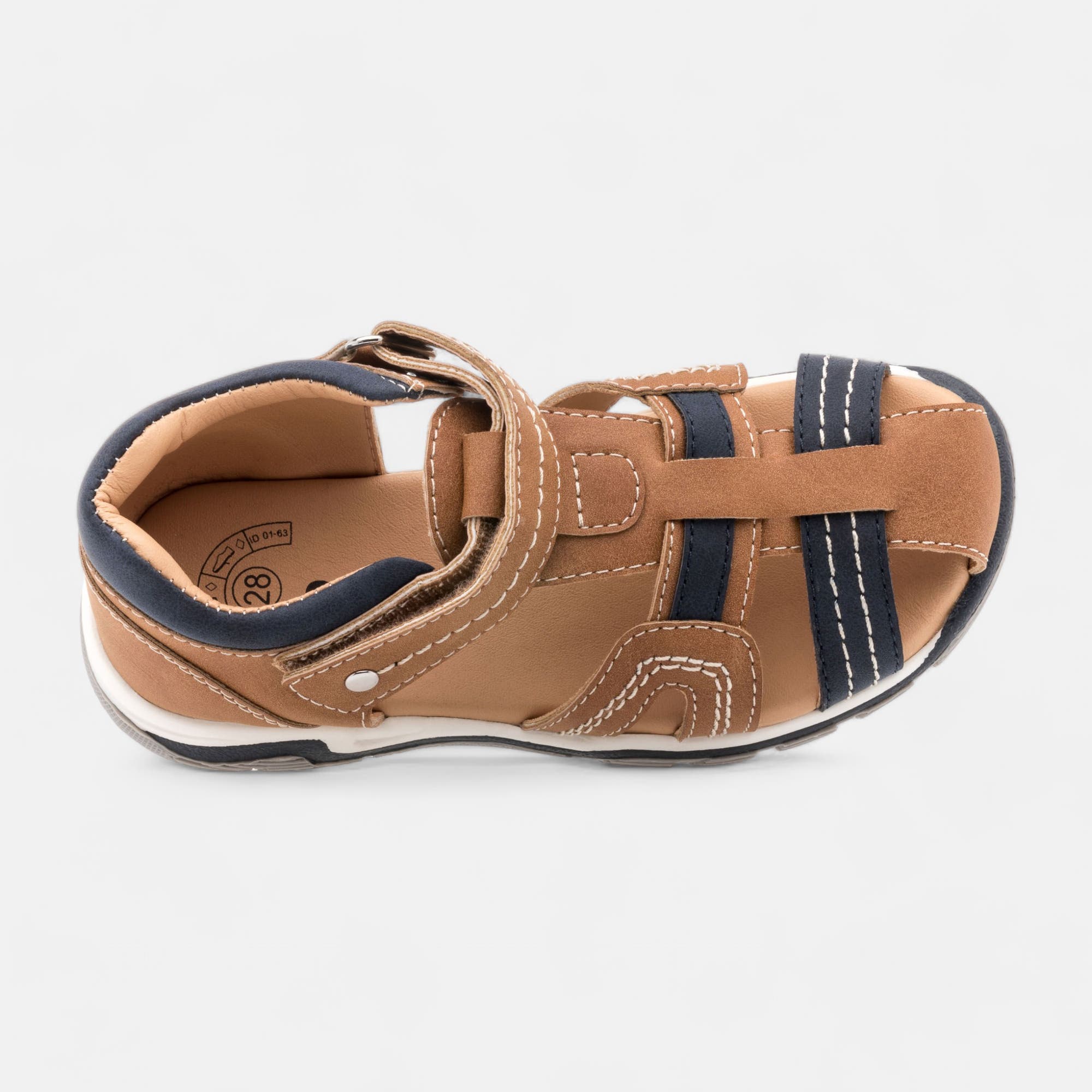 Sandales Garçon cognac