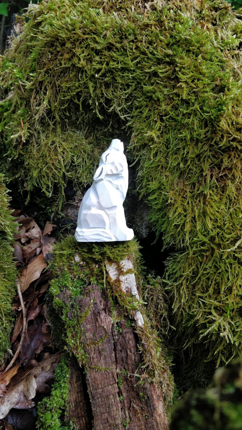 Figurine loup arctique